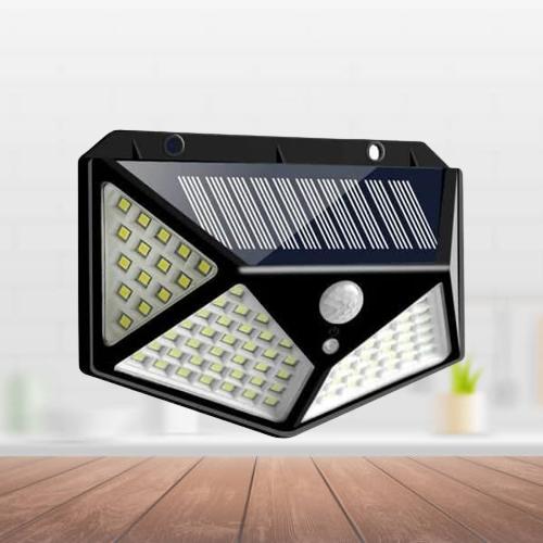 100 LED Solar Motion Sensor Light (1 Year Warranty Card Included Inside)