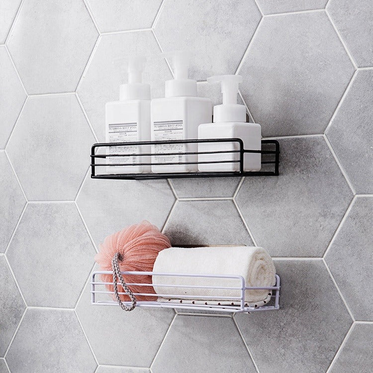 InstaMount Pro | Self-Adhesive Metal Wall Shelf — No Drill, No Nails, No Damage | Free COD