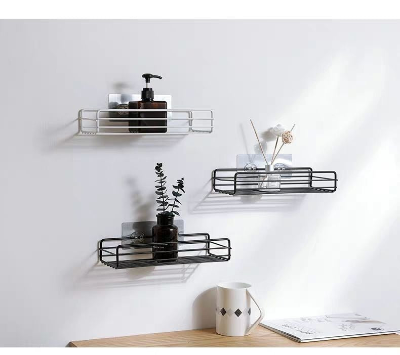 InstaMount Pro | Self-Adhesive Metal Wall Shelf — No Drill, No Nails, No Damage | Free COD